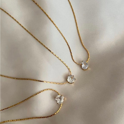 The Aurelia Solitaire Necklace
