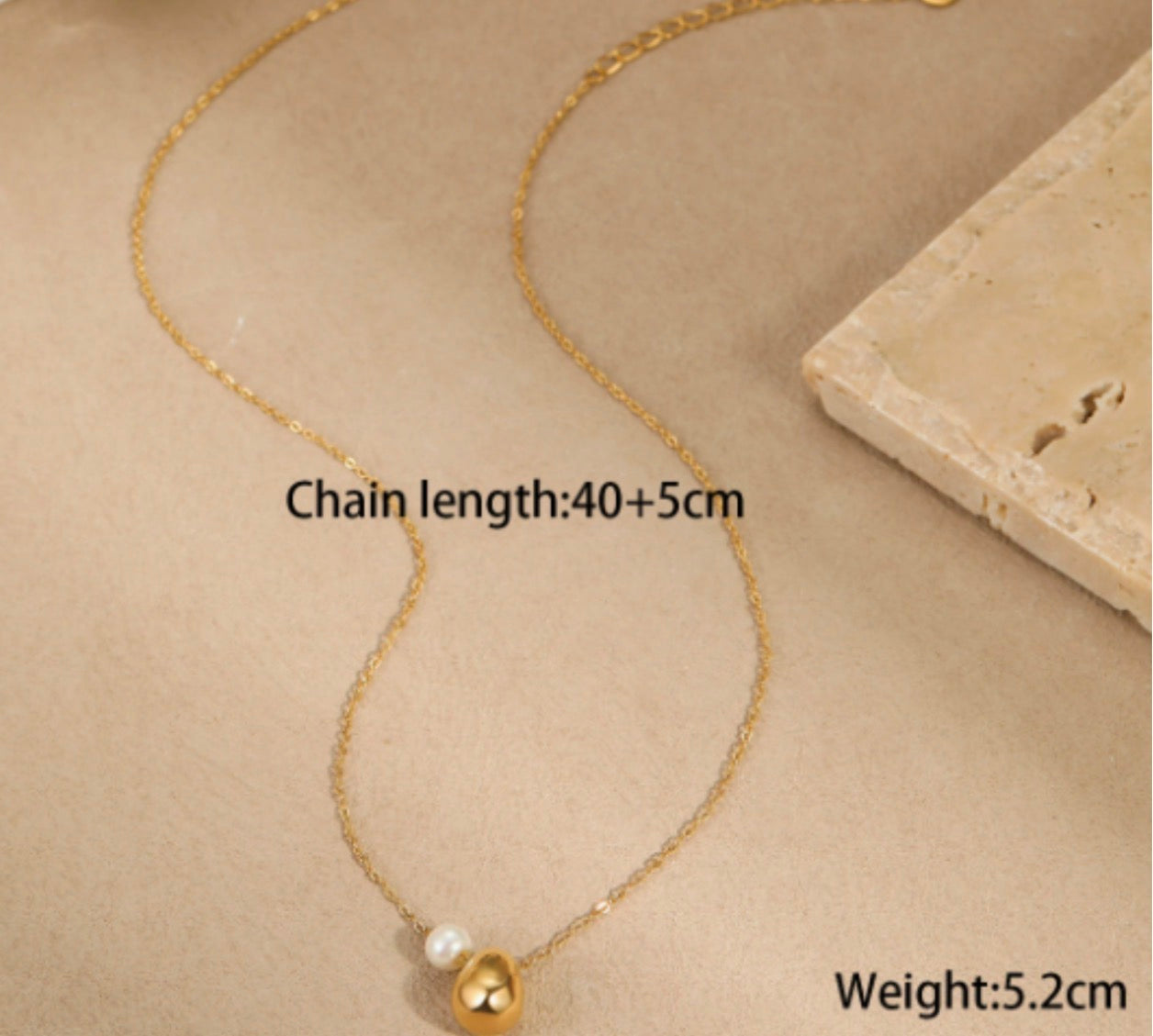 The Nerina Necklace in Gold