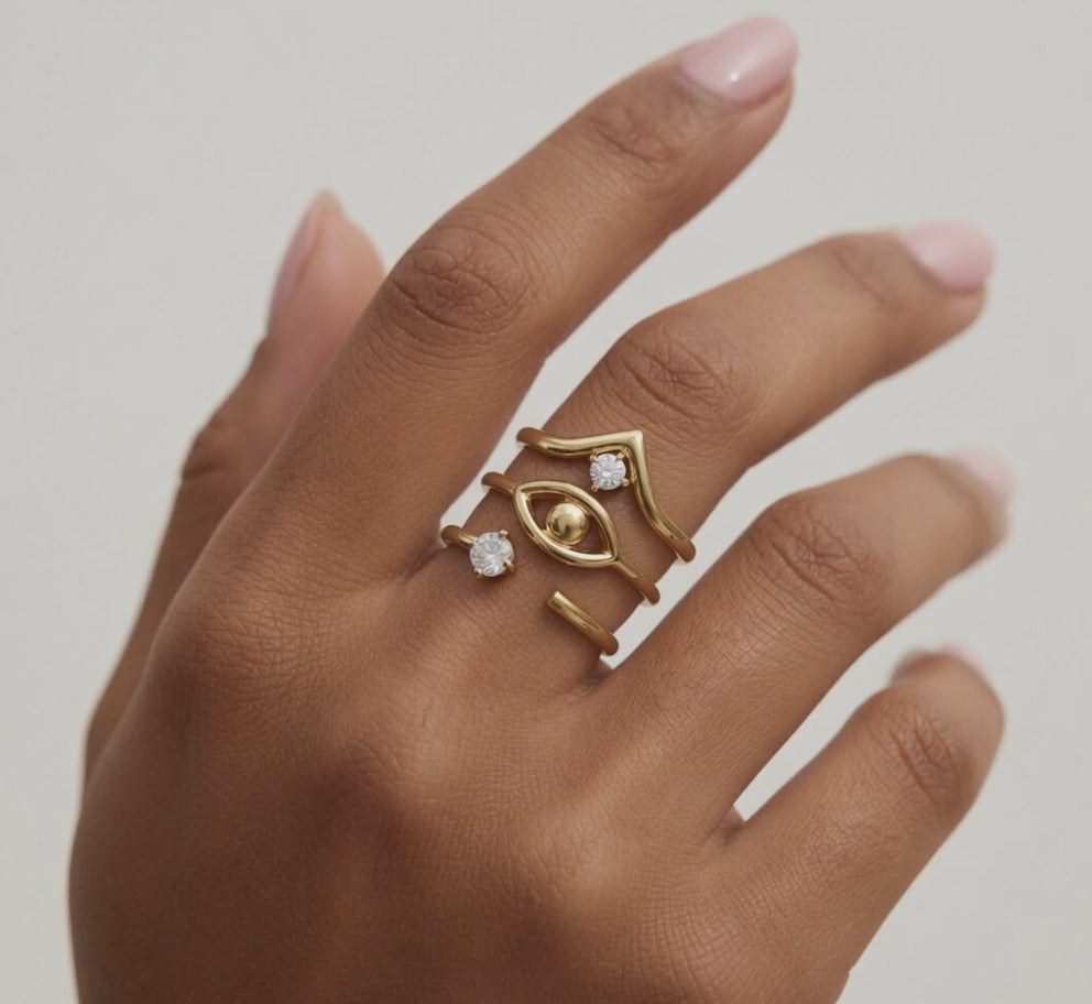 The Solaia Ring Stack